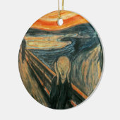 Scream Munch Modern Art Abstract Keramisch Ornament (Links)