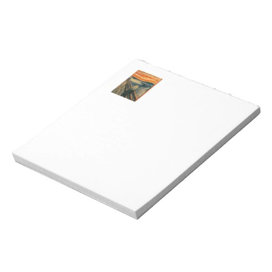 Scream Munch Modern Art Abstract Notitieblok (Linkerzijde)