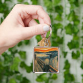 Scream Munch Modern Art Abstract Sleutelhanger (Hand)