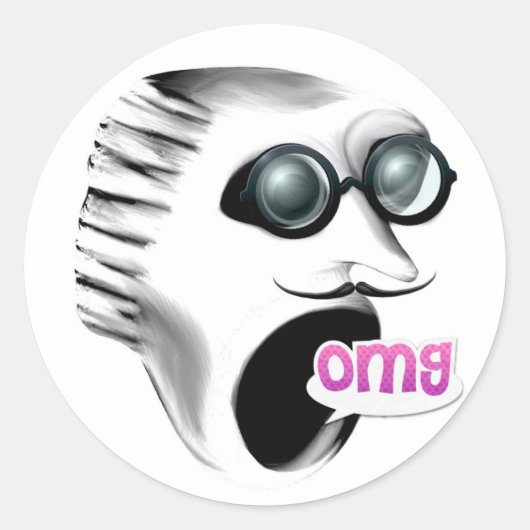 Scream OMG Stickers (Voorkant)