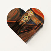 Scream Skull-Notitieboek Notitieboek (Achterkant)