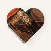 Scream Skull-Notitieboek Notitieboek (Voorkant)