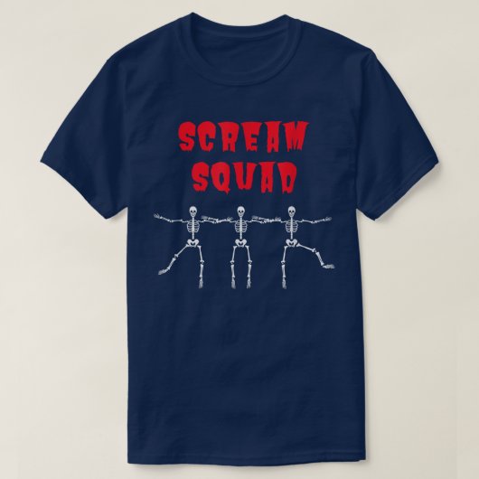 Scream Squad Group Halloween Fun Group Costume 738 T-shirt (Design voorkant)