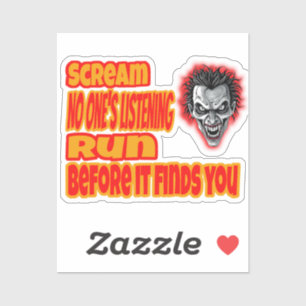 Scream Sticker