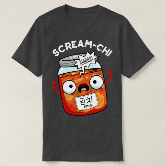 Screamchi Funny Kimchi Puns 1 T-shirt (Design voorkant)