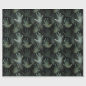 Screamer Haunted Lost Souls Gothic Handen Gezichte Cadeaupapier (Vlak)