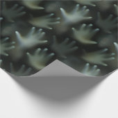 Screamer Haunted Lost Souls Gothic Handen Gezichte Cadeaupapier (Hoek)