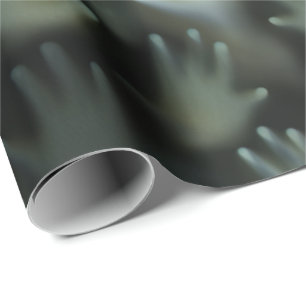 Screamer Haunted Lost Souls Gothic Handen Gezichte Cadeaupapier