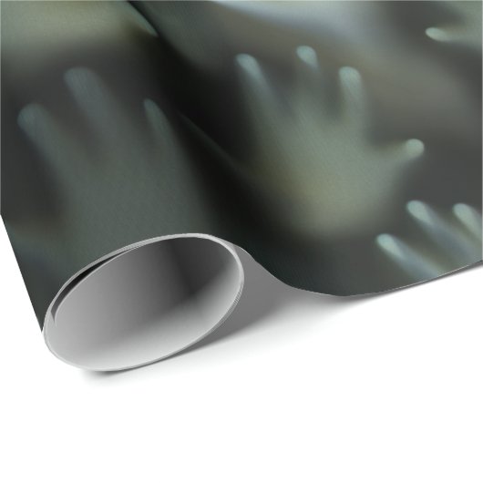 Screamer Haunted Lost Souls Gothic Handen Gezichte Cadeaupapier (Rol Hoek)