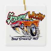 Screamin' Woody Keramisch Ornament (Voorkant)