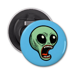 Screaming Alien Button Flesopener