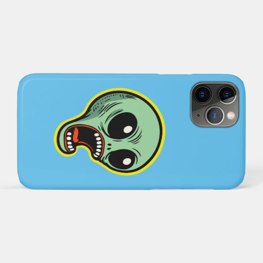 Screaming Alien Case-Mate iPhone Case (Achterkant (horizontaal))