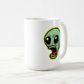 Screaming Alien Koffiemok (Voorkant rechts)