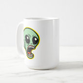 Screaming Alien Koffiemok (Voorkant links)
