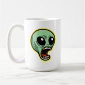 Screaming Alien Koffiemok (Links)