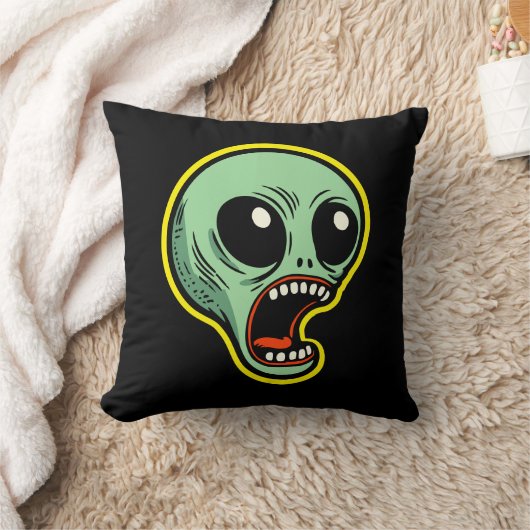 Screaming Alien Kussen (Deken)