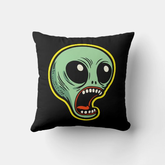 Screaming Alien Kussen (Achterkant)