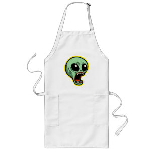 Screaming Alien Lang Schort