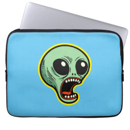 Screaming Alien Laptop Sleeve