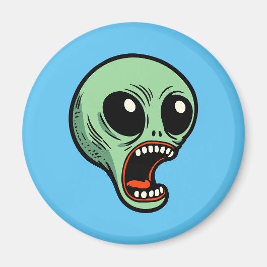 Screaming Alien Magneet (Voorkant)