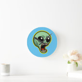 Screaming Alien Ronde Klok (Huis)