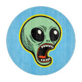 Screaming Alien Snijplank (Voorkant)