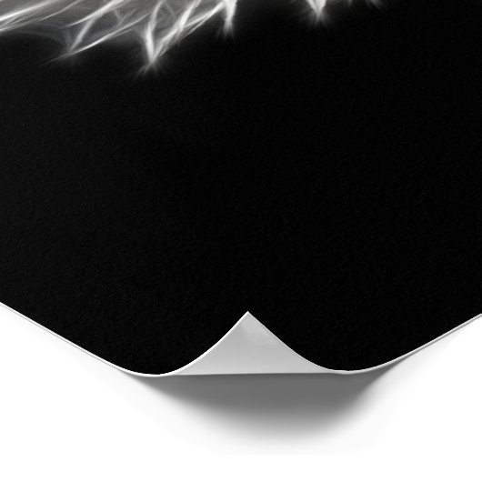 Screaming American Bald Eagle Head Poster (Hoek)