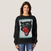 Screaming Cat Sweatshirt (Voorkant volledig)