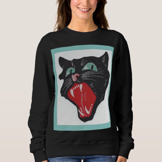 Screaming Cat Sweatshirt (Voorkant)