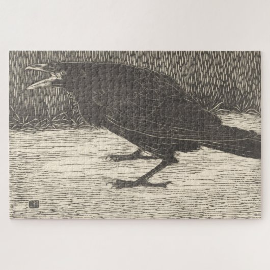 Screaming Crow (door Jan Mankes) Legpuzzel (Horizontaal)