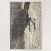 Screaming Crow (door Jan Mankes) Legpuzzel (Verticaal)