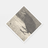 Screaming Crow (door Jan Mankes) Servet (Hoek)