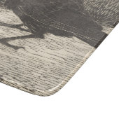 Screaming Crow (door Jan Mankes) Snijplank (Hoek)