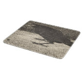 Screaming Crow (door Jan Mankes) Snijplank (Hoek)