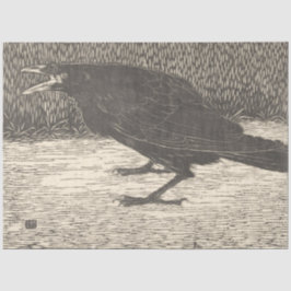 Screaming Crow (door Jan Mankes) Tissuepapier