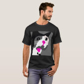 Screaming Crying Cat - Vereenvoudigd T-shirt (Voorkant volledig)