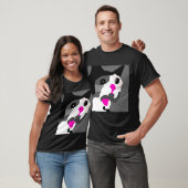 Screaming Crying Cat - Vereenvoudigd T-shirt (Unisex)
