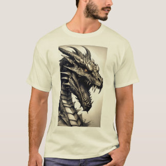 Screaming Dragon: een realistisch portret in beweg T-shirt