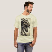 Screaming Dragon: een realistisch portret in beweg T-shirt (Voorkant volledig)