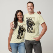Screaming Dragon: een realistisch portret in beweg T-shirt (Unisex)