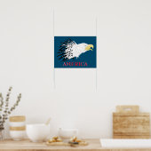 Screaming Eagle America Poster (Keuken)