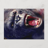 Screaming Gorilla Briefkaart (Voorkant)
