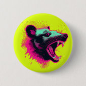 Screaming Opossum Ronde Button 5,7 Cm (Voorkant)