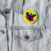 Screaming Opossum Ronde Button 5,7 Cm (In situ)