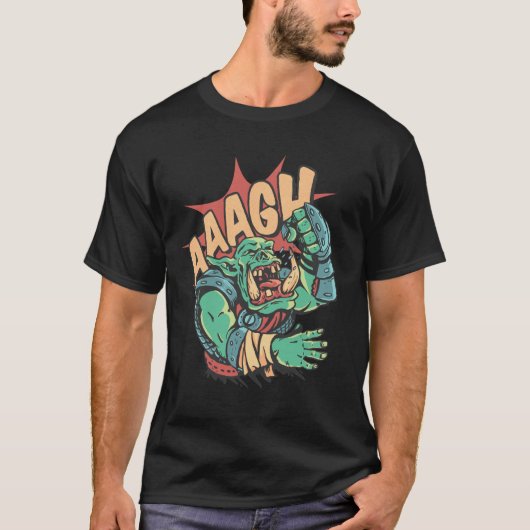Screaming Orc Ogre T-shirt (Voorkant)