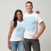 Screaming Pastel Blue Mannen T-shirt (Unisex)