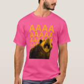 Screaming Possum Aaaa Cute Funny Opossum Meme T-shirt (Voorkant)