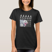 Screaming Possum Aaaa Cute Opossum Meme T-shirt (Voorkant)