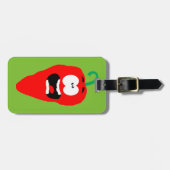 Screaming Red Hot Chili Pepper Bagagelabel (Voorkant horizontaal)