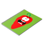 Screaming Red Hot Chili Pepper Notitieboek (Linkerzijde)